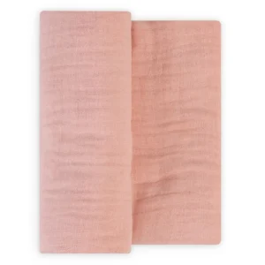 Little Linen MUSLIN 1PK SOLIDS - HARVEST BUNNY