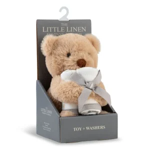 Little Linen Plush Toy & Washers - Nectar Bear