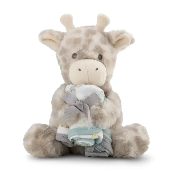 Little Linen Plush Toy & Washers - Savanna Giraffe