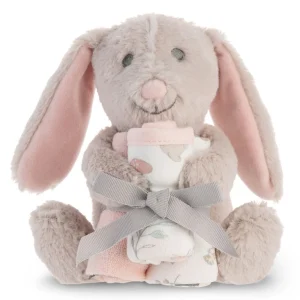 Little Linen Plush Toy & Washers - Harvest Bunny