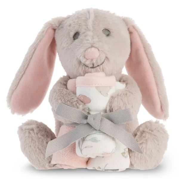 Little Linen Plush Toy & Washers - Harvest Bunny