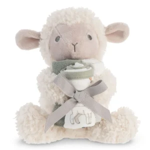 Little Linen Plush Toy & Washers - Farmyard Lamb