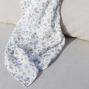 Little Linen LL MUSLIN 1PK HARVEST BUNNY