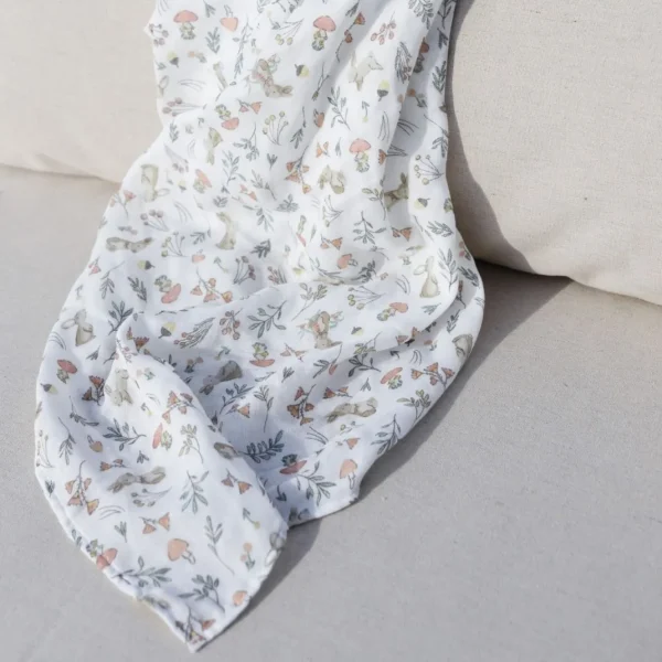 Little Linen LL MUSLIN 1PK HARVEST BUNNY