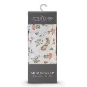 Little Linen LL MUSLIN 1PK HARVEST BUNNY