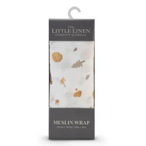 Little Linen LL MUSLIN 1PK NECTAR BEAR