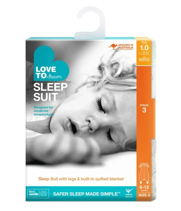 Love To Dream Sleep Suit™ 1.0 TOG - White