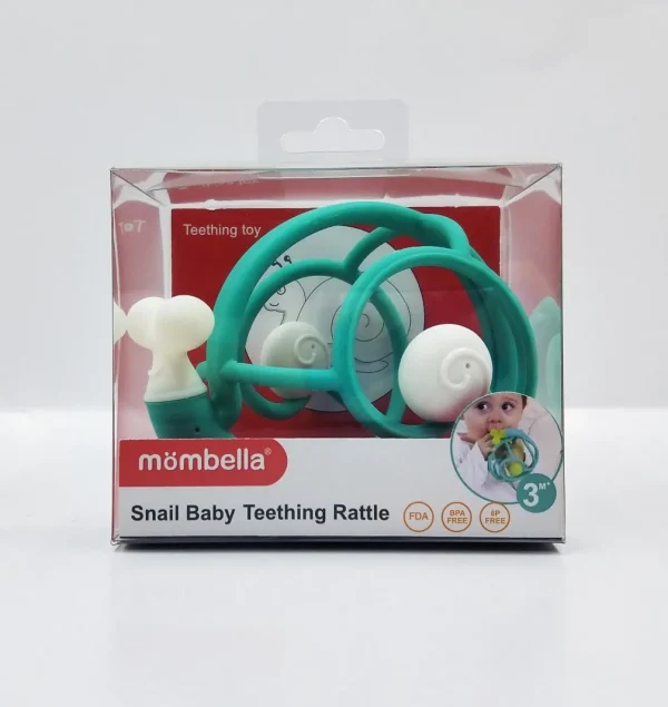 Mombella Snail Teether Rattle