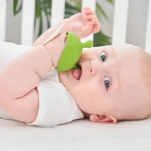 Mombella Mushroom Soothing Teether - Green