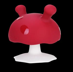 Mombella Mushroom Teether - Chimney Red