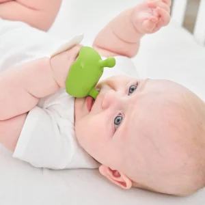 Mombella Mushroom Teether - Chimney Red
