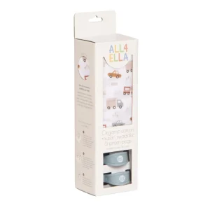 All4Ella Muslin & 2 Pram Peg Box Set - Trucks