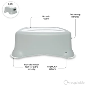 My Carry Potty My Little Step Stool - Pearl Grey