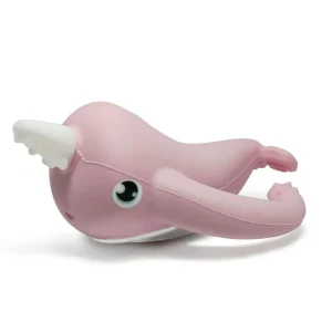 Smily Mia Nora Narwhal Silicone Teether - Old Rose