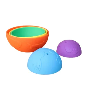 Jellystone Ocean Stacking Cups - Bright