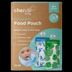 Cherub Baby On the Go Mini Food Pouches 10pk