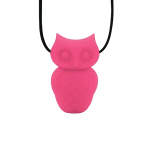 Jellystone Owl Pendant - Fuchsia bubblegum