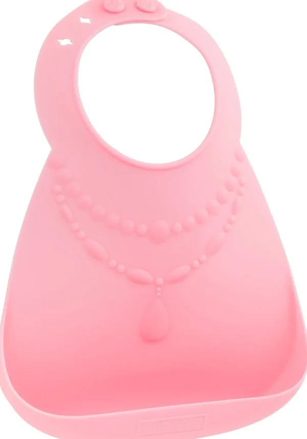 Make My Day Pearls Pink Bib