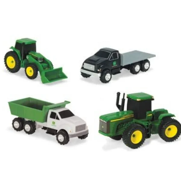 John Deere 4 Piece Vehicle Carded Set
