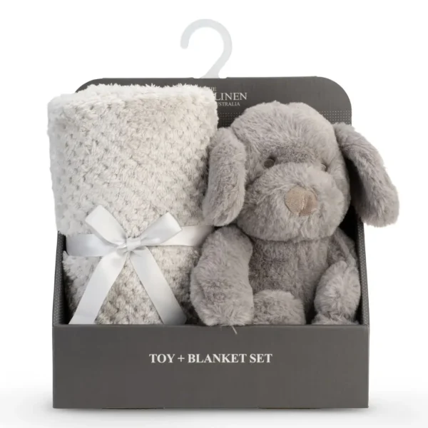 Little Linen Plush Toy & Blanket - Barklife Dog