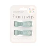 All4Ella Pram Peg 2pk - Steel Blue