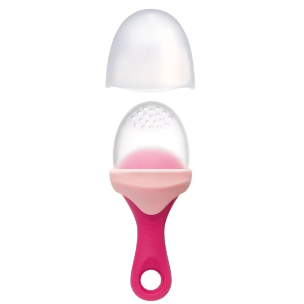 Boon Pulp Silicone Feeder - Pink/Blush
