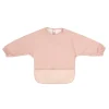 All4Ella Recycled Long Sleeve Bib - Pink