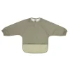 All4Ella Recycled Long Sleeve Bib - Sage