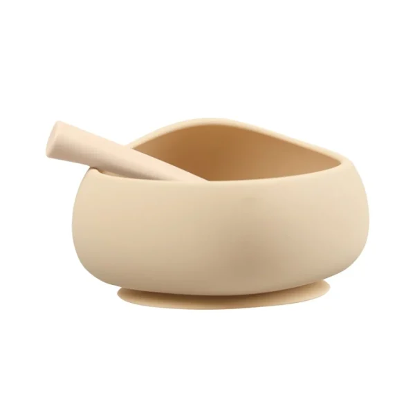 Mombella Silicone Suction Bowl - Light Brown