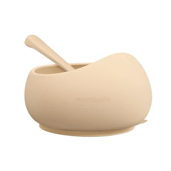 Mombella Silicone Suction Bowl - Light Brown