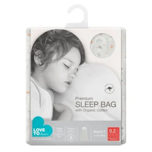 Love To Dream Sleep Bag Organic Lite 0.2 TOG - Dove Grey