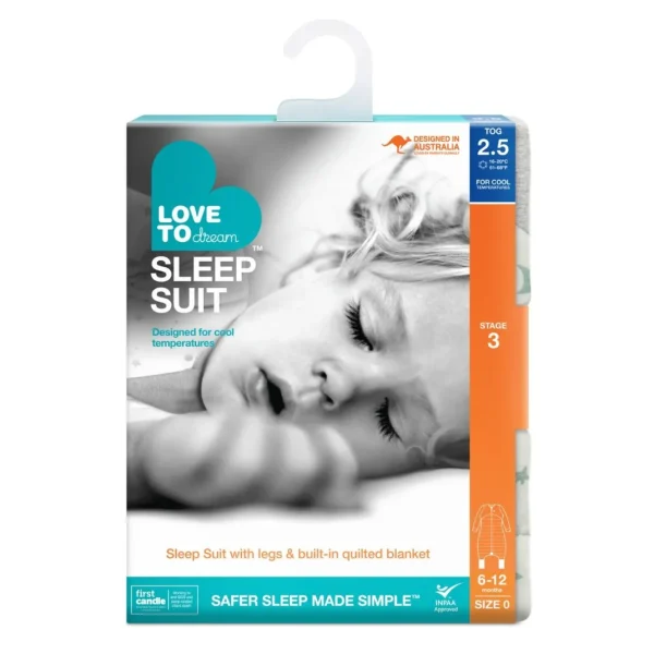 Love To Dream Sleep Suit™ Warm 2.5 TOG - Moonlight Olive