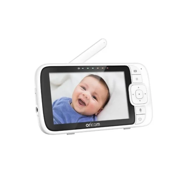 Oricom 5” Smart HD Nursery Pal Skyview Baby Monitor With Cot Stand