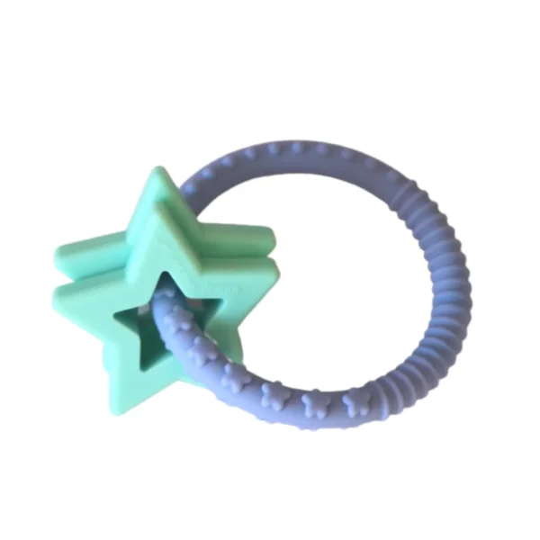 Jellystone Star Teether - Soft Blue