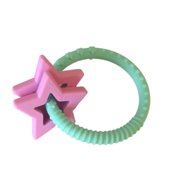 Jellystone Star Teether - Soft Mint