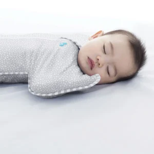 Love To Dream Swaddle Up™ Bamboo 1.0 TOG - Wave Dot Grey