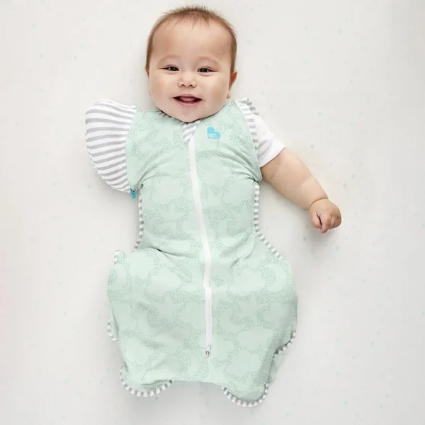 Love To Dream Swaddle Up™ Transition Bag Organic 1.0 TOG - Mint Celestial