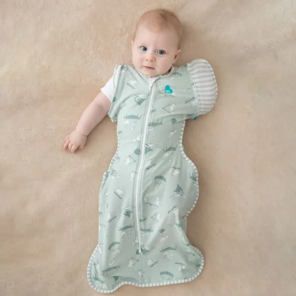 Love To Dream SWADDLE UP™ TRANSITION BAG Lite 0.2 TOG - Daredevil Bunny