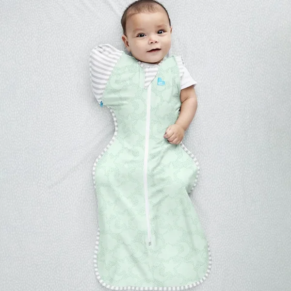 Love To Dream Swaddle Up™ Transition Bag Organic 1.0 TOG - Mint Celestial