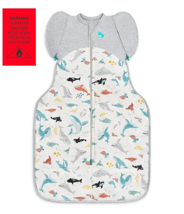 Love To Dream Swaddle Up™ Transition Bag Designer 2.5Tog - Whales