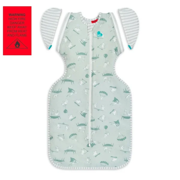 Love To Dream SWADDLE UP™ TRANSITION BAG Lite 0.2 TOG - Daredevil Bunny