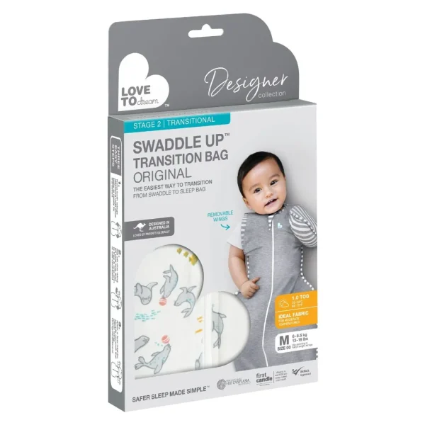 Love To Dream Swaddle Up™ Transition Bag Designer 1.0 TOG - Seal Show