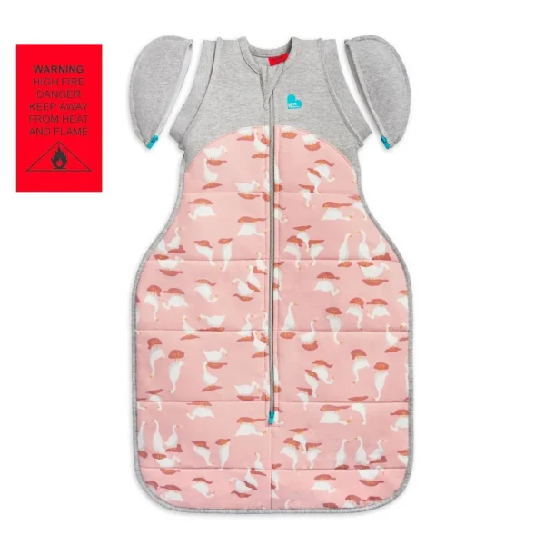 Love To Dream Swaddle Up™ Transition Bag Warm 2.5 TOG - Silly Goose Pink