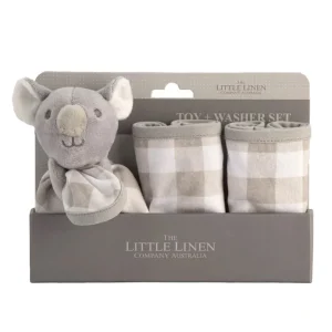 Little Linen The Company Washer & Toy Set - Cheeky Koala