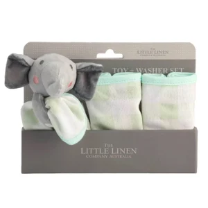 Little Linen The Company Washer & Toy Set - Elephant Star