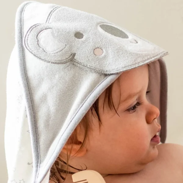 Little Linen The Company Hooded Towel & Washers - Cheeky Koala