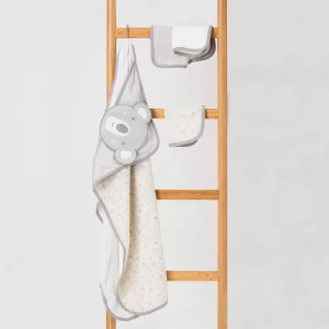 Little Linen The Company Hooded Towel & Washers - Cheeky Koala