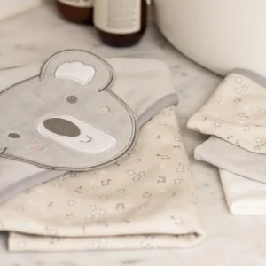 Little Linen The Company Hooded Towel & Washers - Cheeky Koala