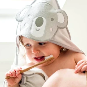 Little Linen The Company Hooded Towel & Washers - Cheeky Koala