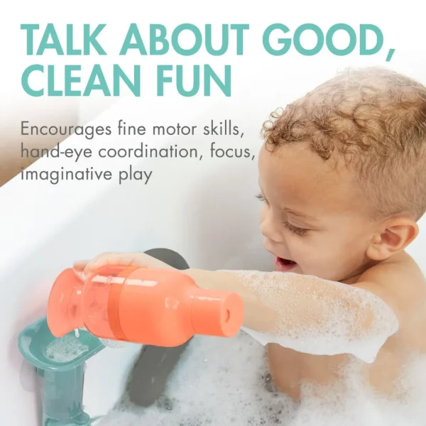 Boon Tubes Bath Toy - Coral/Multi